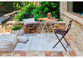 Covor gri deschis/crem lavabil/țesut manual din bumbac 140x200 cm Air Natural – Lorena Canals