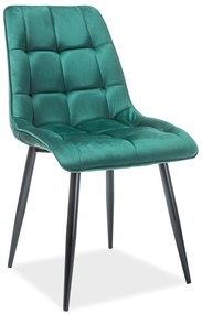 MAZZONI EXPORT POSH Verde (țesătură Bluvel 78) - TAPIȚERIE MODERNĂ PENTRU LIVING/SUFRAGERIE CATIFEA