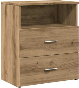 vidaXL Noptieră, stejar artizanal, 50x32x60 cm, lemn prelucrat