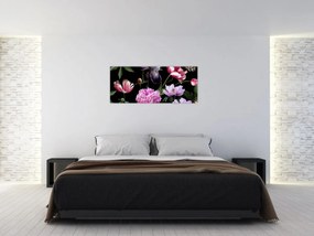 Tablou - Ilustrație de flori (120x50 cm)