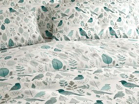 Lenjerie din bumbac LEAFBIRD POLY alb-verde Dimensiune lenjerie de pat: 70 x 90 cm | 140 x 220 cm