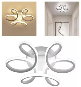 Lustra LED Plafoniera, Elit's Esn3902 F Alb, 27w