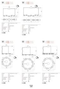 Aplică LED Redo 01-3239 SINCLAIR LED/6,5W/230V CRI 93 IP21 auriu