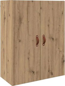 vidaXL Dulap de perete Pe perete Stejar Artizanal 69,5 x 34 x 90 cm