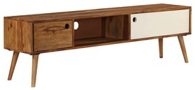 vidaXL Comodă TV, 140x30x40 cm, lemn masiv de acacia