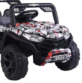 Masinuta Electrica cu acumulator pentru copii NOVOKIDS™ Buggy Mini UTV, Cu faruri luminoase, Telecomanda, 3-7 ani , max 30 kg, 3 Viteze, Lungime 110