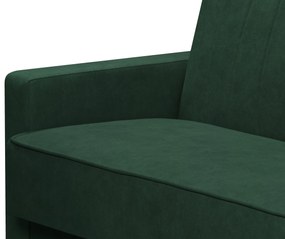 Canapea extensibilă Wars - catifea verde Kronos 14 / picioare wenge