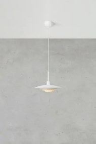 Markslöjd 108874 - Pendul pe cablu PINY 1xE27/60W/230V Ø 35 cm alb