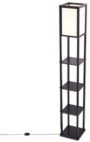 Lampă de podea de design negru și alb, cu LED integrat - Nea