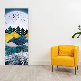 Fototapet pentru ușă - Peisaj polar (95x205cm)