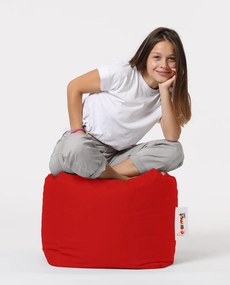 Taburet de exterior Square Pouf - Red