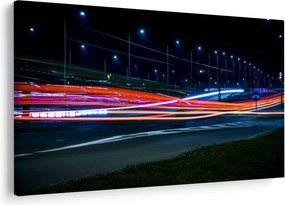 Tabloul orașului nocturn (90x60 cm)