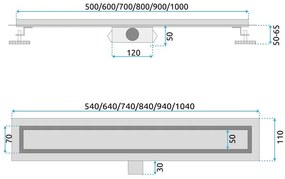 Rigola dus Rea NEOX 90 auriu periat