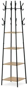 Cuier cu rafturi GD-170 OAK, stejar sălbatic