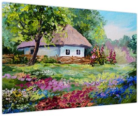 Tablou - Cabană (90x60 cm)