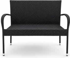 Set mobilier de grădină 4 piese Avenberg PARIS Negru