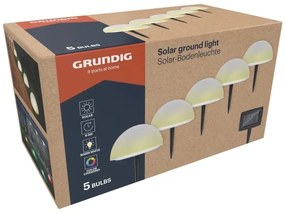 SET 5x lampă LED RGBW solară Grundig LED/3,2V IP44