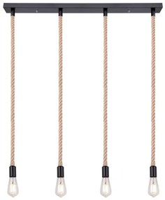 Globo 69029-4H - Lustră pe cablu ULLEU 4xE27/60W/230V