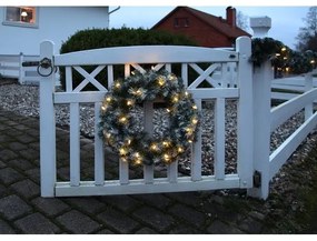 Coroniță LED de Crăciun de exterior EDMONTON 30xLED/0,064W/3/230V IP44 Eglo 410932