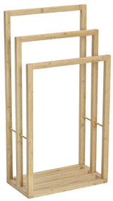 WENKO 25629100 - Suport pentru prosoape BAMBUSA 42,5x82 cm maro