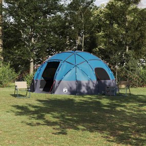 vidaXL Cort de Camping albastru 475 x 475 x 235 cm Poliester