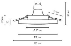 Spot-Light 2515339 Set 3x LED VITAR 1xGU10/5W/230V piatră nisipoasă