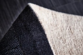 Covor rotund din bumbac Modern Art 150cm, bej