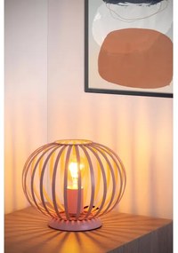 Lampă de masă Lucide 78593/25/66 MERLINA 1xE27/40W/230V d. 25,5 cm roz