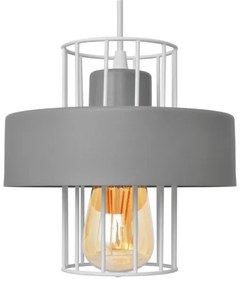 Lustră pe cablu VOLTA 3xE27/15W/230V d. 42 cm gri