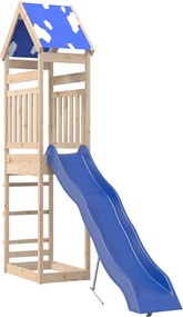 vidaXL Set de joacă pentru exterior, lemn masiv de pin