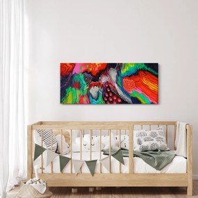 Tablou abstract - culori (120x50 cm)