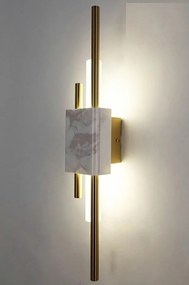 Aplica de perete LED design modern Marble, alb