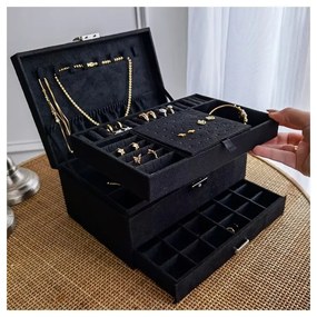 ShopJK CUTIE DE BIJUTERII NEAGRĂ PD119CZ