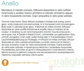 Aplica de perete Anello AP1 bianco 028361