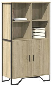 vidaXL Dulap înalt, stejar sonoma, 79,5x35,5x137,5 cm, lemn prelucrat