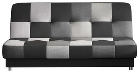 Canapea trei locuri Canoro (gri + negru). 1025439