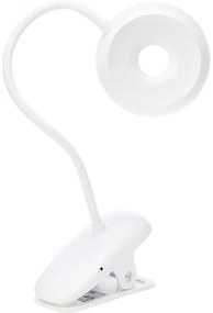 Philips - Lampă LED reglabilă cu clemă DONUTCLIP LED/3W/5V 1200 mAh albă