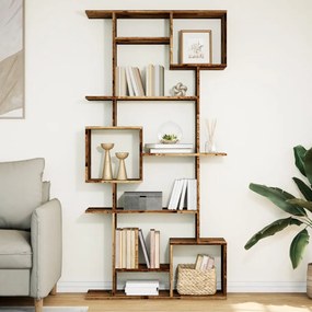 vidaXL Bibliotecă, lemn vechi, 92x29x188 cm, lemn prelucrat