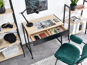 Masă PC Norway (stejar + negru). 1109804