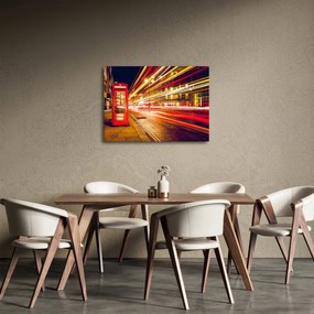 Tablou cu căsuța telefonică roșie din Londra (70x50 cm)