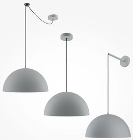 Lustra/Pendul metalic Basic D-35cm gri