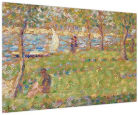 Tablou - Georges Seurat, Study for "La Grande Jatte", reproducere (90x60 cm)