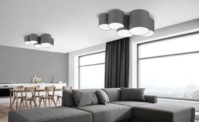 Plafonieră MONA 5xE27/15W/230V gri