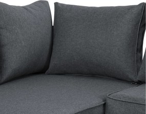 Set mobilier de grădină pentru 5-6 persoane, Gri | Aosom Romania