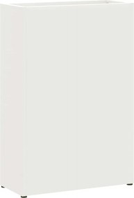 vidaXL Suport pentru umbrele Alb 28 x 12 x 41 cm Oțel