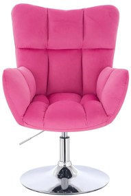 HR650N Scaun Roz Catifea