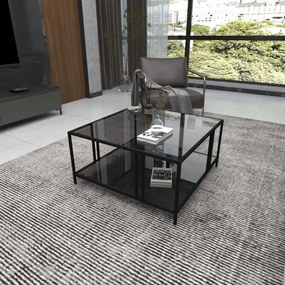 Masa de cafea Deco Homs,seria D-710,80 x 80x 40 cm, negru,0016