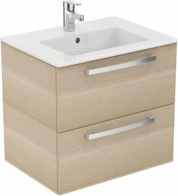 Dulap suspendat pentru lavoar Ideal Standard Tempo pal stejar 60 cm