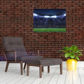 Tablou pe sticlă - Stadion de fotbal (70x50 cm)