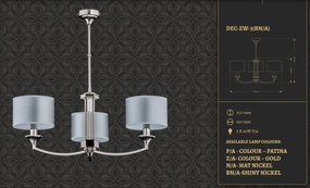 Candelabru 3 brate design clasic realizat manual Decor